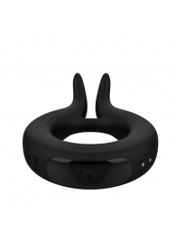 Черное эрекционное кольцо Marry Me Rechargeable Vibrating Cockring - Adrien Lastic - в Чебоксарах купить с доставкой