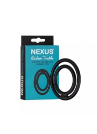 Черное двойное эрекционное кольцо Nexus Enduro Double - Nexus Range - в Чебоксарах купить с доставкой