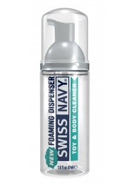 Очищающая пенка для игрушек и тела Toy   Body Cleaner Foamer - 47 мл. - Swiss navy - купить с доставкой в Чебоксарах