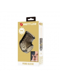 Дымчатая насадка на пенис и мошонку - Baile - в Чебоксарах купить с доставкой