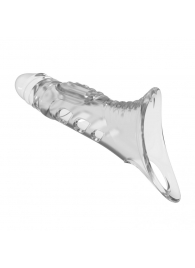 Прозрачная насадка на пенис - 22 см. - Baile - в Чебоксарах купить с доставкой