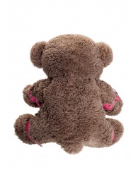 Бондажный набор: бурый мишка с розовыми оковами и наручниками - Pecado - купить с доставкой в Чебоксарах