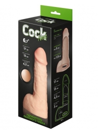 Телесный фаллоудлинитель с мошонкой Cock Next - 17 см. - LOVETOY (А-Полимер) - в Чебоксарах купить с доставкой