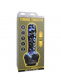 Черно-синяя мини-машина на присоске Tendril Thruster - 21,6 см. - Doc Johnson - купить с доставкой в Чебоксарах