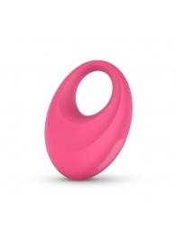 Розовое интерактивное эрекционное виброкольцо Leo - Easy toys - в Чебоксарах купить с доставкой