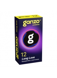 Презервативы с анестетиком для продления удовольствия Ganzo Long Love - 12 шт. - Ganzo - купить с доставкой в Чебоксарах