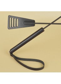 Черный кожаный стек «Сириус» - 60 см. - Sitabella - купить с доставкой в Чебоксарах