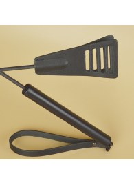 Черный кожаный стек «Сириус» - 60 см. - Sitabella - купить с доставкой в Чебоксарах