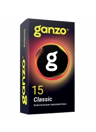 Классические презервативы с обильной смазкой Ganzo Classic - 15 шт. - Ganzo - купить с доставкой в Чебоксарах