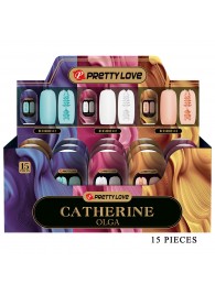 Набор из 15 мастурбаторов Catherine Olga - Baile - в Чебоксарах купить с доставкой