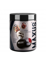 Черные утолщенные презервативы MAXUS Extra Strong с железным кейсом - 15 шт. - Maxus - купить с доставкой в Чебоксарах