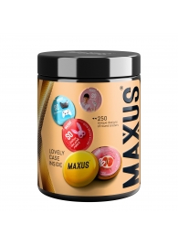 Точечные презервативы MAXUS 2000 Amazing Dots с железным кейсом - 15 шт. - Maxus - купить с доставкой в Чебоксарах