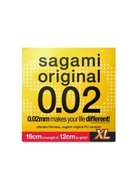Презерватив увеличенного размера Sagami Original 0.02 XL-size - 1 шт. - Sagami - купить с доставкой в Чебоксарах