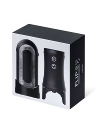 Набор Tenga Flip Zero Electronic Vibrotation: мастурбатор с вибрацией и устройство вращения - Tenga - в Чебоксарах купить с доставкой Набор Tenga Flip Zero Electronic Vibrotation: мастурбатор с вибрацией и устройство вращения - Tenga - в Чебоксарах купить с доставкой