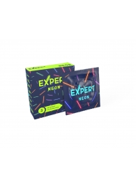 Светящиеся в темноте презервативы Expert Neon - 3 шт. - Expert - купить с доставкой в Чебоксарах