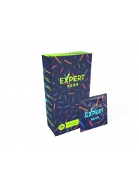 Светящиеся в темноте презервативы Expert Neon - 15 шт. - Expert - купить с доставкой в Чебоксарах