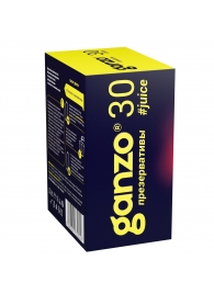 Ароматизированные презервативы Ganzo Juice - 30 шт. - Ganzo - купить с доставкой в Чебоксарах