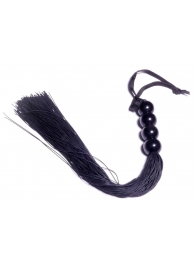 Черная силиконовая плеть - 37 см. - Boys of Toys - купить с доставкой в Чебоксарах