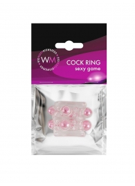 Прозрачная насадка на пенис с цветными шариками - Erowoman-Eroman - в Чебоксарах купить с доставкой