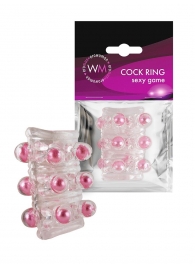 Прозрачная сквозная насадка на пенис с цветными шариками - Erowoman-Eroman - в Чебоксарах купить с доставкой