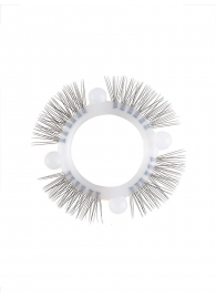 Эластичное кольцо с «ресничками» и 4 шариками - Sextaz - в Чебоксарах купить с доставкой