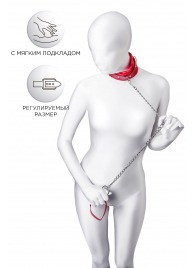 Красный ошейник с подкладкой из меха - ToyFa - купить с доставкой в Чебоксарах