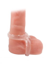 Прозрачное двойное эрекционное кольцо - Sex Expert - в Чебоксарах купить с доставкой