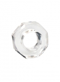 Прозрачное эрекционное кольцо в форме гайки - Sex Expert - в Чебоксарах купить с доставкой