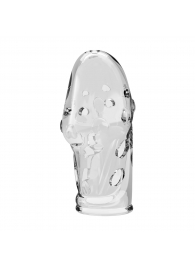 Прозрачная насадка на пенис Booker - 8 см. - Baile - в Чебоксарах купить с доставкой