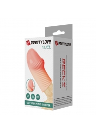 Телесная насадка на пенис Huel - 9 см. - Baile - в Чебоксарах купить с доставкой