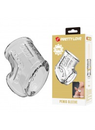 Прозрачная насадка на пенис и мошонку - Baile - в Чебоксарах купить с доставкой