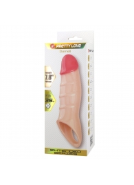 Телесная удлиняющая насадка на пенис Darnel - Baile - в Чебоксарах купить с доставкой