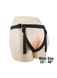 Черные трусики харнесс с платформой Caludio I - Baile - купить с доставкой в Чебоксарах