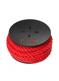 Красная веревка для шибари на катушке - 5 м. - Pecado - купить с доставкой в Чебоксарах