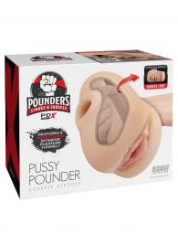 Телесный мастурбатор-вагина Pussy Pounder Squeeze Stroker - Pipedream - в Чебоксарах купить с доставкой