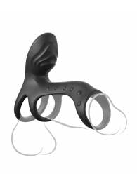 Черная насадка на пенис Ultimate Couples Cage Pro - Pipedream - в Чебоксарах купить с доставкой