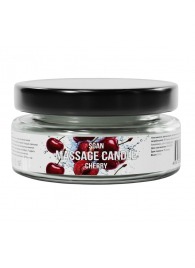 Массажная свеча «Спелая вишня» - 50 мл. - SGAN - купить с доставкой в Чебоксарах