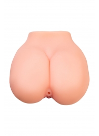 Реалистичный мастурбатор в форме попки с 2 любовными входами - No Name - в Чебоксарах купить с доставкой