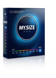 Презервативы MY.SIZE размер 72 - 3 шт. - My.Size - купить с доставкой в Чебоксарах