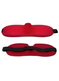 Красная глухая маска на резинке - Sitabella - купить с доставкой в Чебоксарах