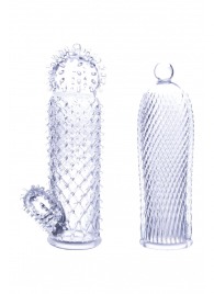 Набор из 2 прозрачных насадок на член Seductive Tickler Sleeves - NMC - в Чебоксарах купить с доставкой