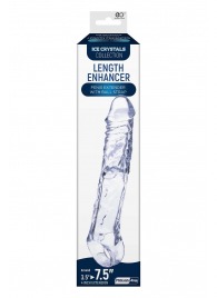 Прозрачная насадка-удлинитель Length Enhancer с подхватом - 22,3 см. - NMC - в Чебоксарах купить с доставкой