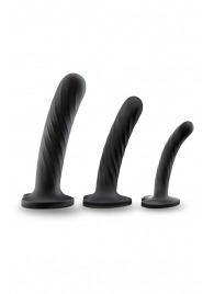 Набор из 3 стимуляторов со спиралевидным рельефом Twist Kit - Blush Novelties