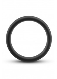 Черное эрекционное кольцо Silicone Go Pro Cock Ring - Blush Novelties - в Чебоксарах купить с доставкой