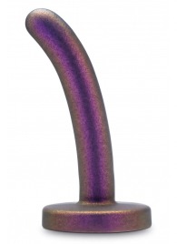 Фиолетовая насадка с гладкой поверхностью Surrender 4.75 Inch Beginner Pegging Dildo - 12 см. - Blush Novelties - купить с доставкой в Чебоксарах