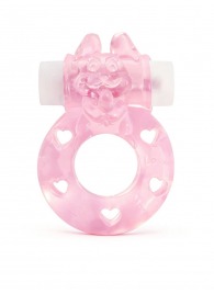 Розовое эрекционное виброкольцо в форме зайчика - 1137 - в Чебоксарах купить с доставкой