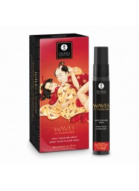 Оральный спрей Waves of Pleasure с ароматом клубники и шампанского - 20 мл. - Shunga - купить с доставкой в Чебоксарах