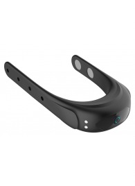 Черное эрекционное виброкольцо на ремешках - Boys of Toys - в Чебоксарах купить с доставкой