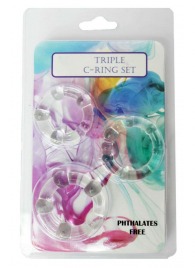 Набор из 3 эрекционных прозрачных колец - Boys of Toys - в Чебоксарах купить с доставкой