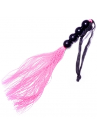 Розовая силиконовая плеть - 35,5 см. - Boys of Toys - купить с доставкой в Чебоксарах